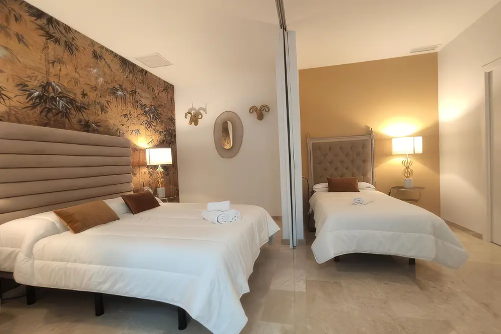Dormitorios en Apartamentos Cádiz Centro